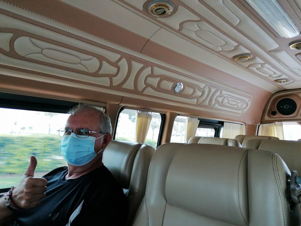 En route pour la quarantaine à Bangkok