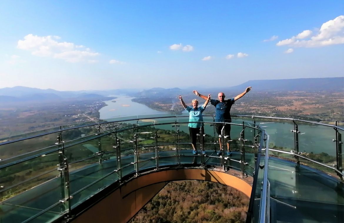 Magnifique vue sur le Mékong près de Nongkhai
