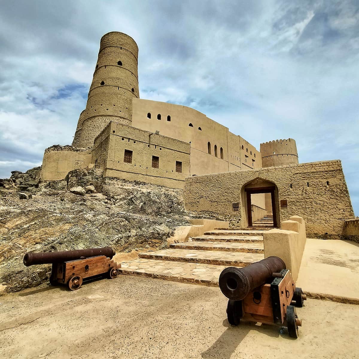 Le fort de Bahla, grand fort intéressant de l’extérieur, mais malheureusement aucun artefact à l’intérieur.