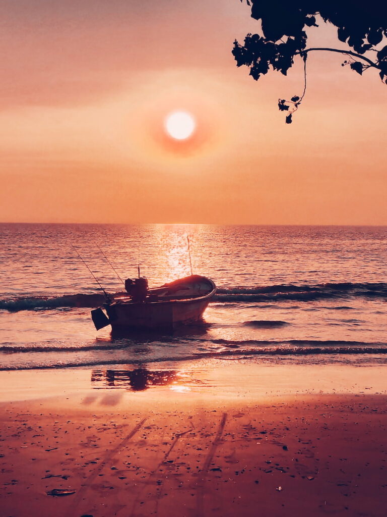 Magnifique coucher de soleil sur Koh Kood