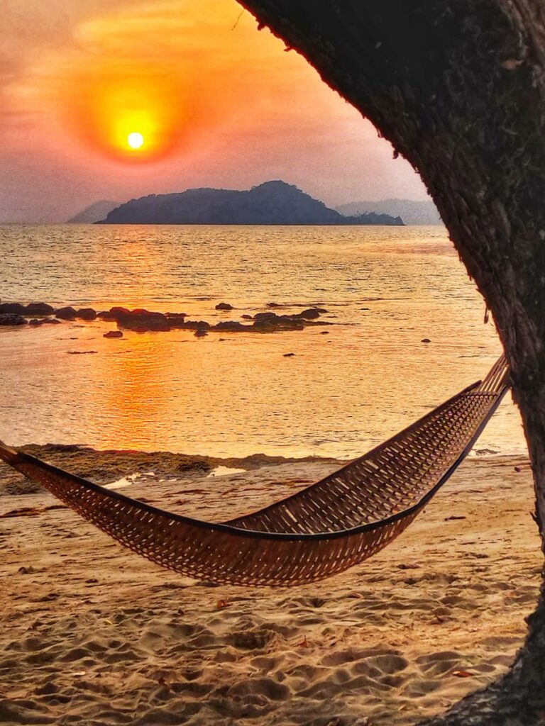 Relaxer en attendant le coucher du soleil