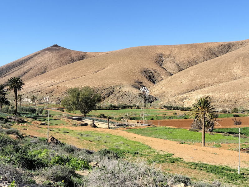 La région de Betancuria est un havre de paix à Fuerteventura